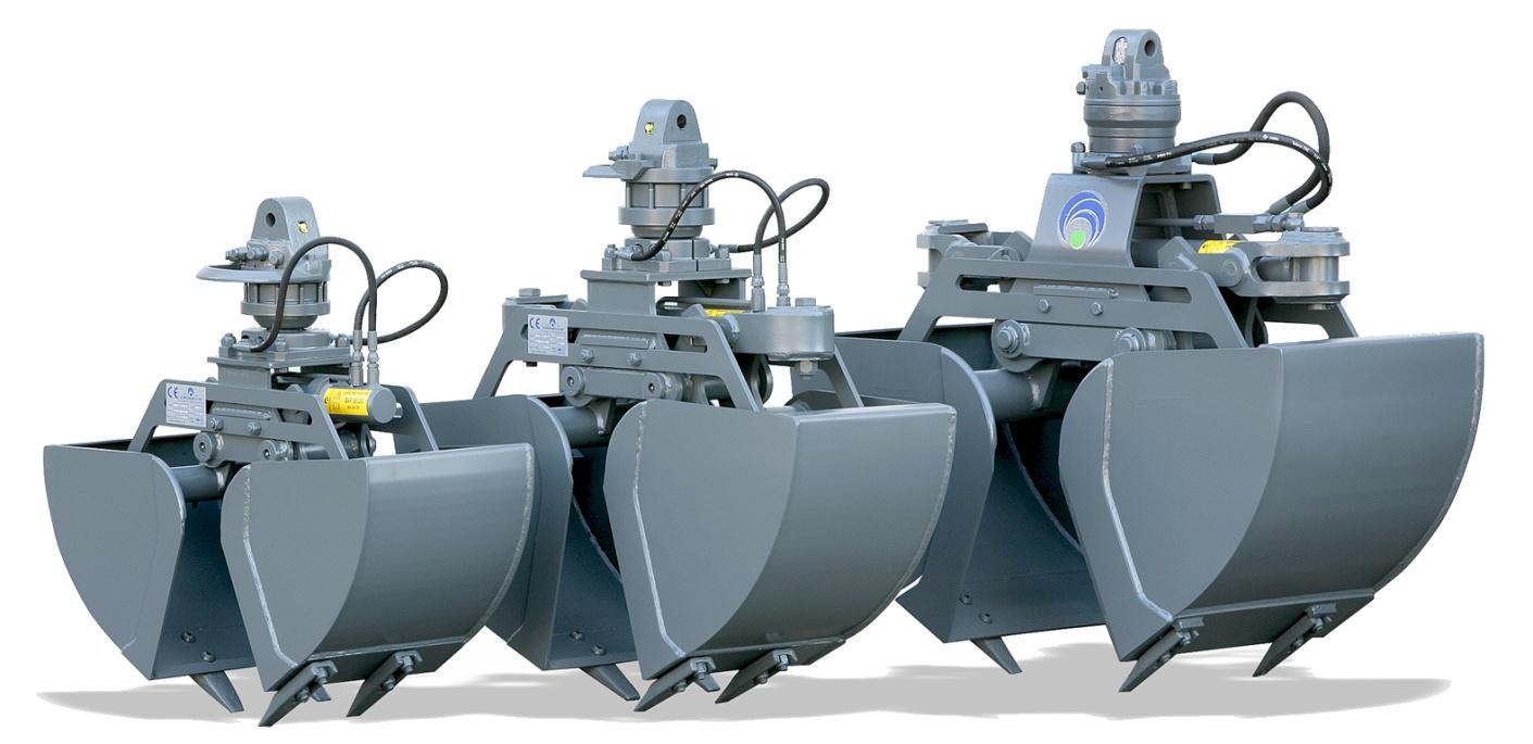 Excavator grapples Production and sale at Idrobenne